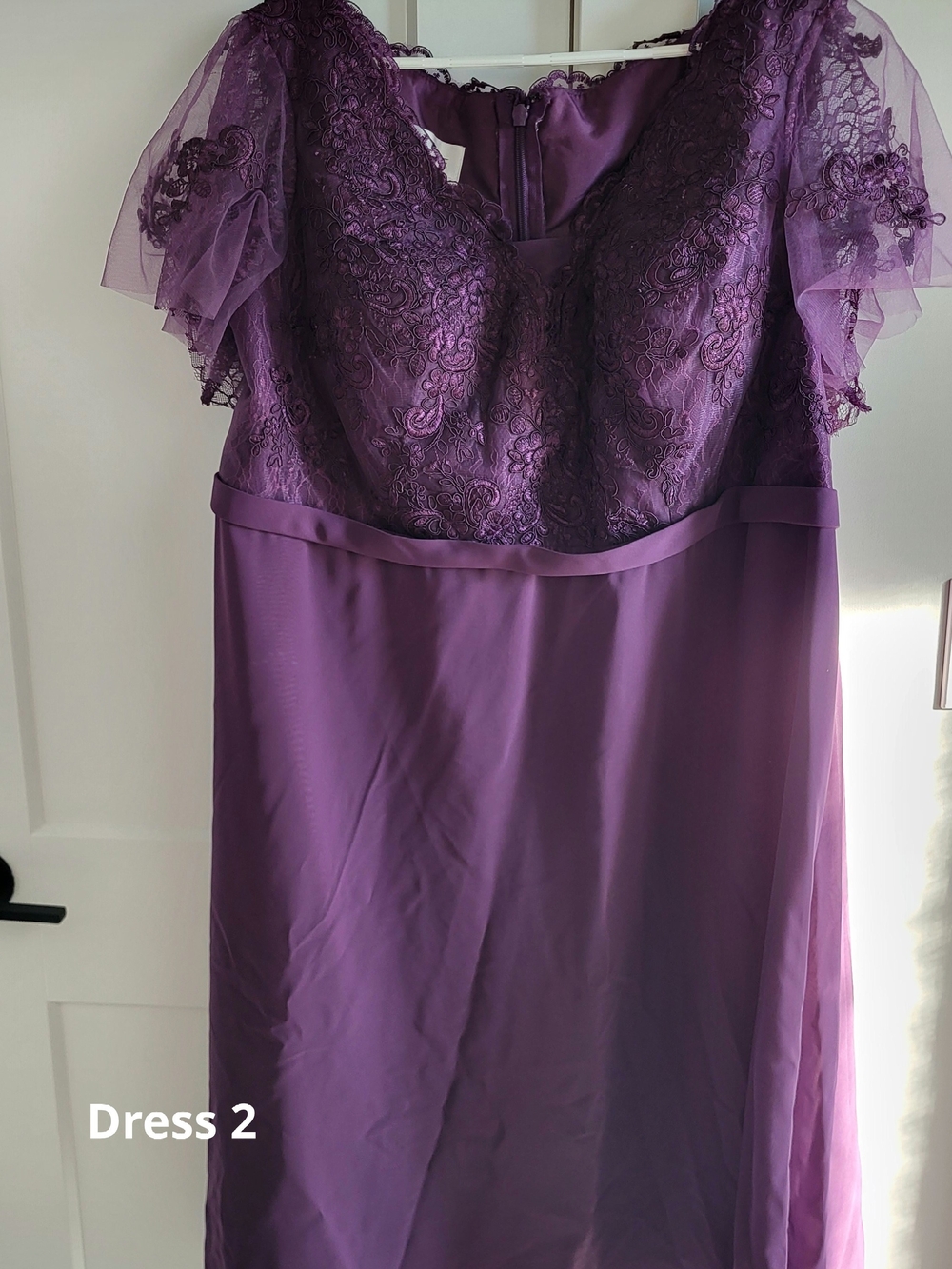 Azazie Purple Asymmetrical Women's Dress